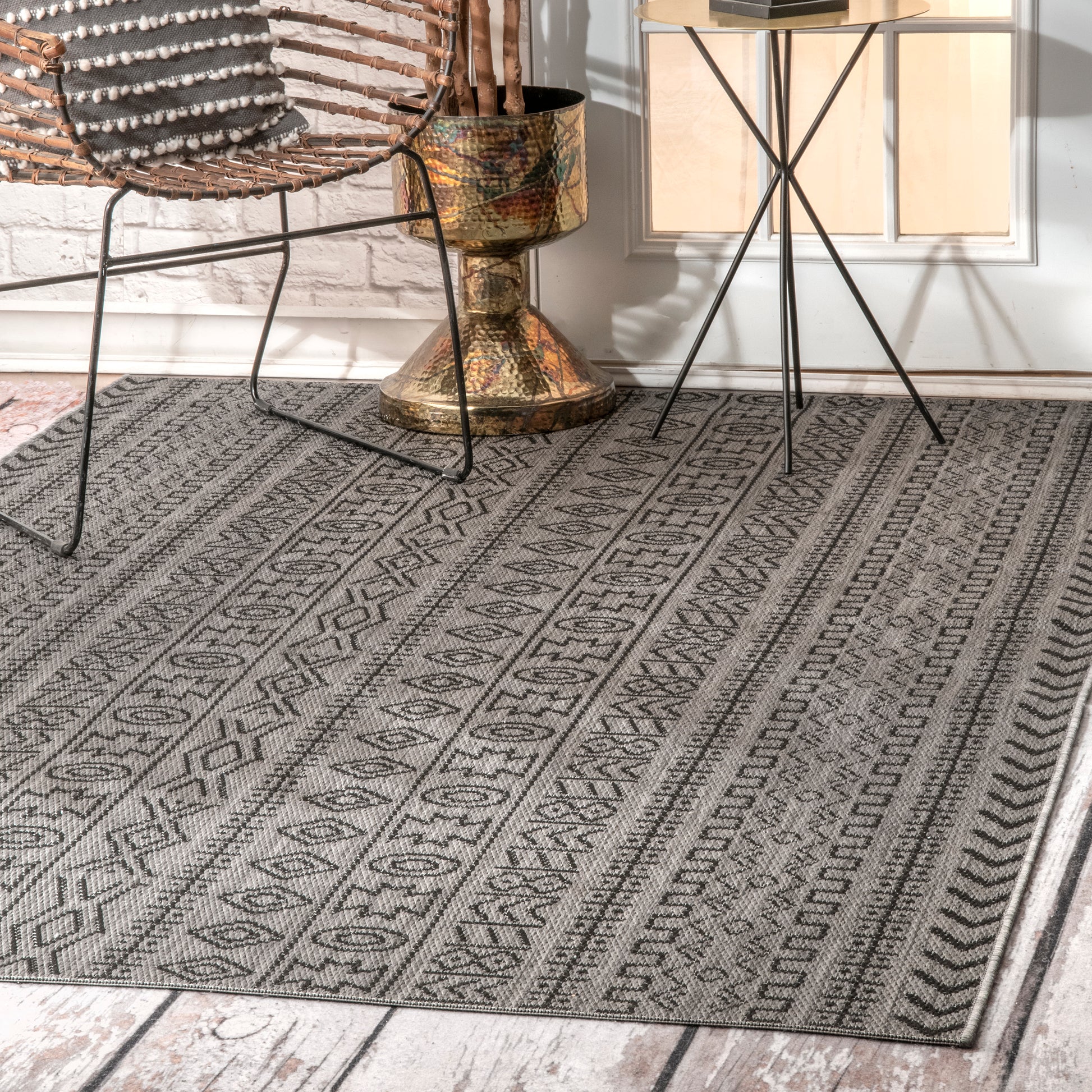 Nuloom Jamie Nja2867B Gray Area Rug