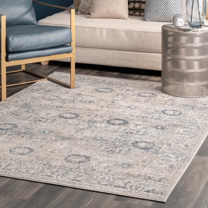 Nuloom Raelyn Starry Oriental Nra2353A Blue Area Rug