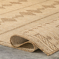 Nuloom Alexandra Aztec Nal1808A Beige Area Rug