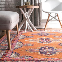 Nuloom Whitney Southwestern Nwh3066A Orange Area Rug