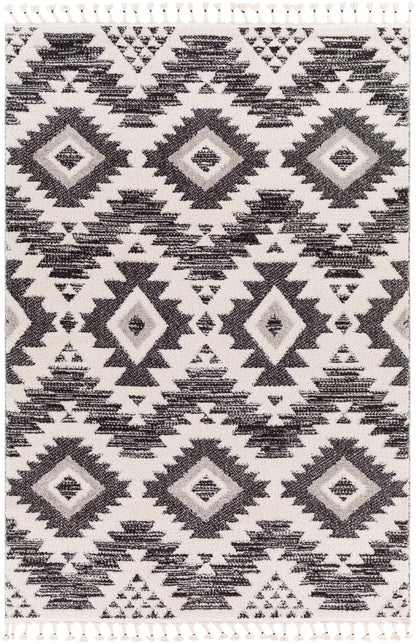 Surya Valencia Vlc-2306 Black, Light Gray, Cream Area Rug