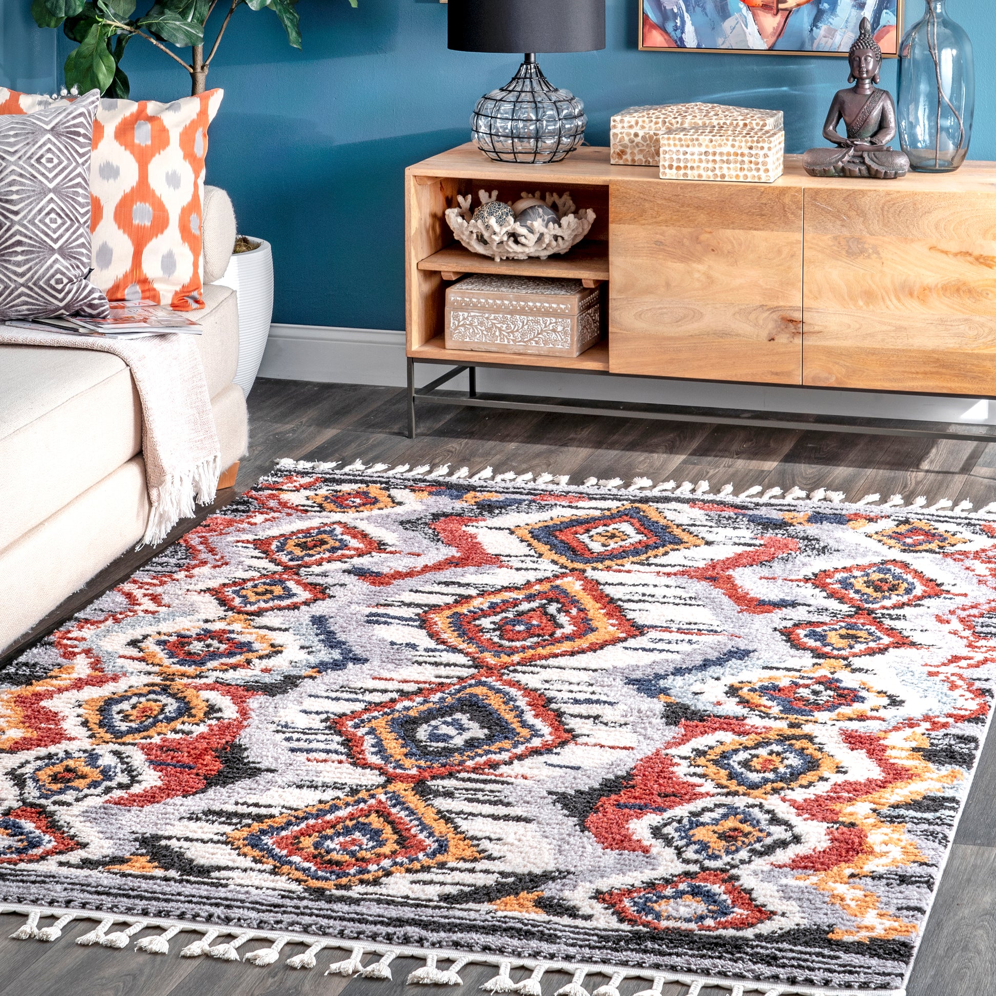 Nuloom Elmas Aztec Helix Nel2174A Multi Area Rug