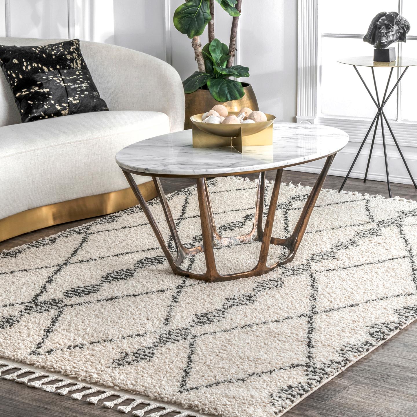 Nuloom Finley Helix Nfi2928A Off White Area Rug