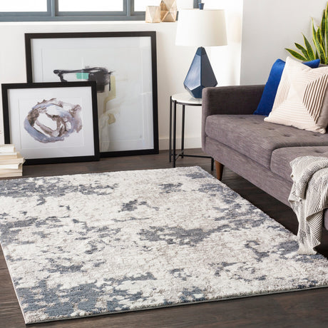 Surya Venice Vne-2300 Denim, Pale Blue, Light Gray, Medium Gray Rugs.