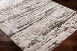 Surya Venice Vne-2301 Medium Gray, Charcoal, Light Gray, Ivory Rugs.