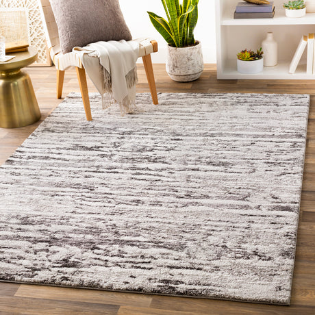 Surya Venice Vne-2301 Medium Gray, Charcoal, Light Gray, Ivory Rugs.