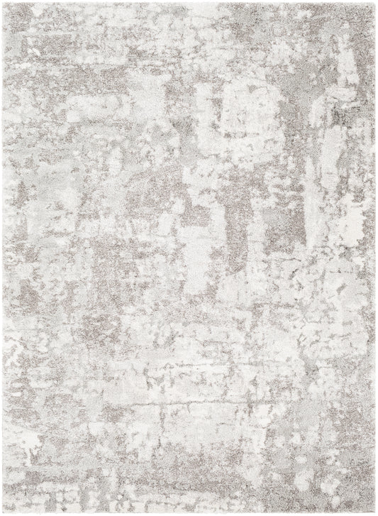Surya Venice Vne-2305 Medium Gray, Light Gray, Ivory, Charcoal Area Rug