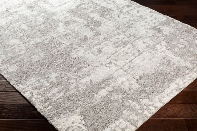 Surya Venice Vne-2305 Medium Gray, Light Gray, Ivory, Charcoal Rugs.