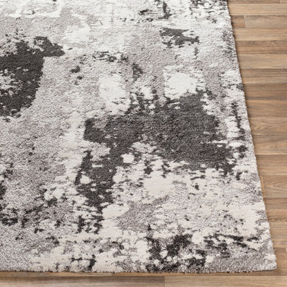 Surya Venice Vne-2308 Medium Gray, Charcoal, Light Gray, Ivory Area Rug