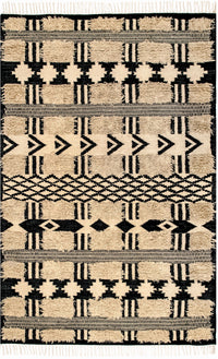 Nuloom Marianna Tribal Stripes Nma3327A Tan Area Rug