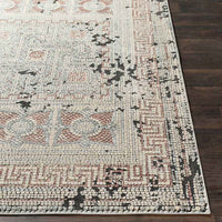 Surya Venezia Vnz-2301 Camel, Beige, Light Gray, Charcoal Vintage / Distressed Area Rug