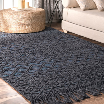 Nuloom Kristine Nkr2088A Black Area Rug