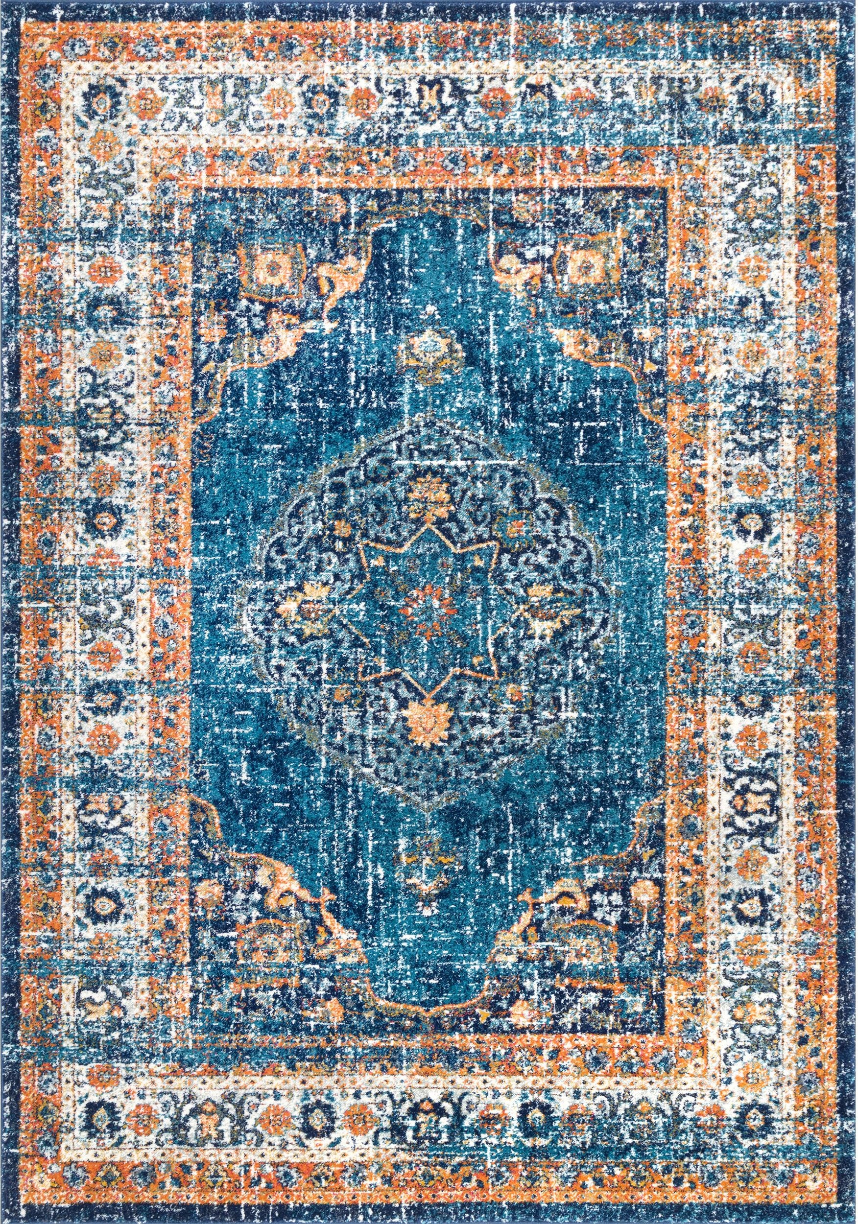 Nuloom Persian Olivia Npe3140A Blue Area Rug