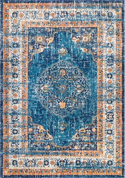 Nuloom Persian Olivia Npe3140A Blue Area Rug