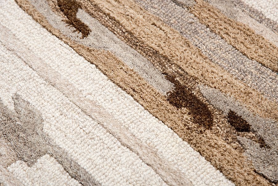 Rizzy Vogue Vog101 Tan Striped Area Rug