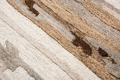 Rizzy Vogue Vog101 Tan Striped Area Rug