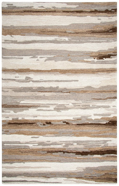 Rizzy Vogue Vog101 Tan Striped Area Rug