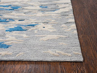 Rizzy Vogue Vog108 Blue Organic / Abstract Area Rug