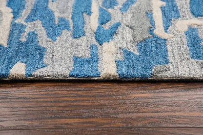 Rizzy Vogue Vog108 Blue Organic / Abstract Area Rug