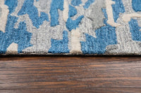 Rizzy Vogue Vog108 Blue Organic / Abstract Area Rug