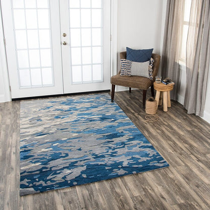 Rizzy Vogue Vog108 Blue Organic / Abstract Area Rug