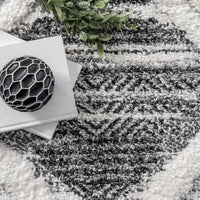 Nuloom Prissy Trellis Textured Npr2946A Gray Area Rug