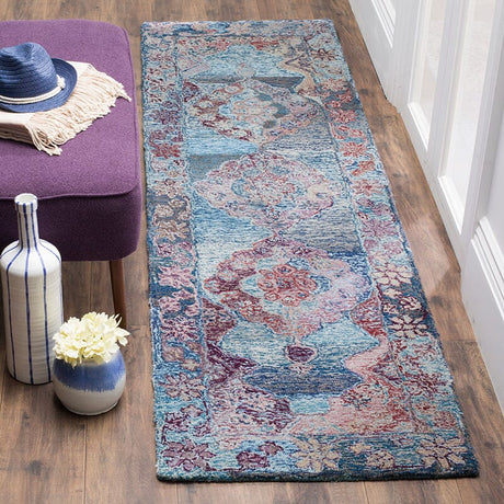 Safavieh Vintage Oushak Vos740A Blue Rugs.