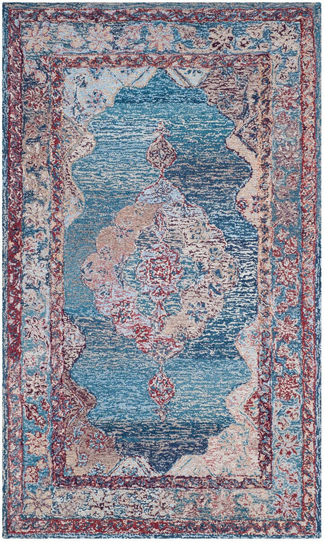 Safavieh Vintage Oushak Vos740A Blue Rugs.