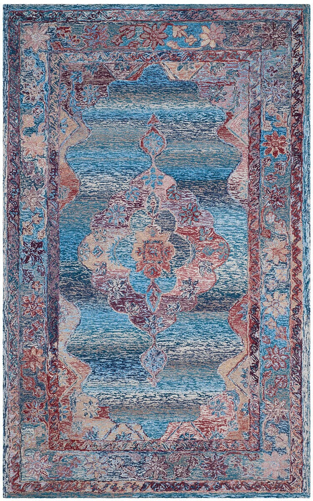 Safavieh Vintage Oushak Vos740A Blue Vintage / Distressed Area Rug