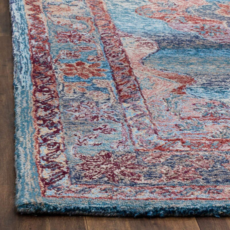 Safavieh Vintage Oushak Vos740A Blue Rugs.