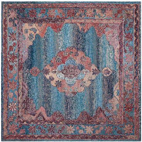 Safavieh Vintage Oushak Vos740A Blue Rugs.