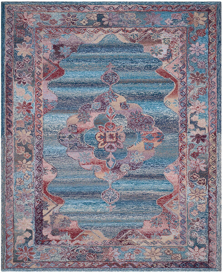 Safavieh Vintage Oushak Vos740A Blue Rugs.