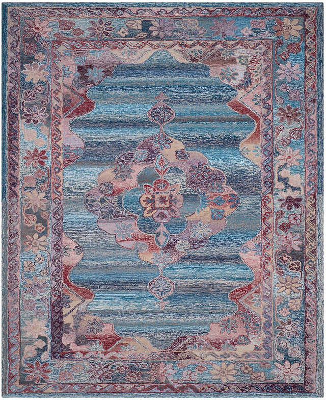 Safavieh Vintage Oushak Vos740A Blue Vintage / Distressed Area Rug