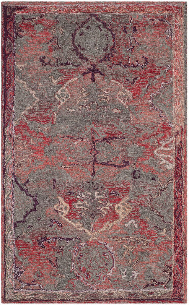 Safavieh Vintage Oushak Vos741C Red Rugs.