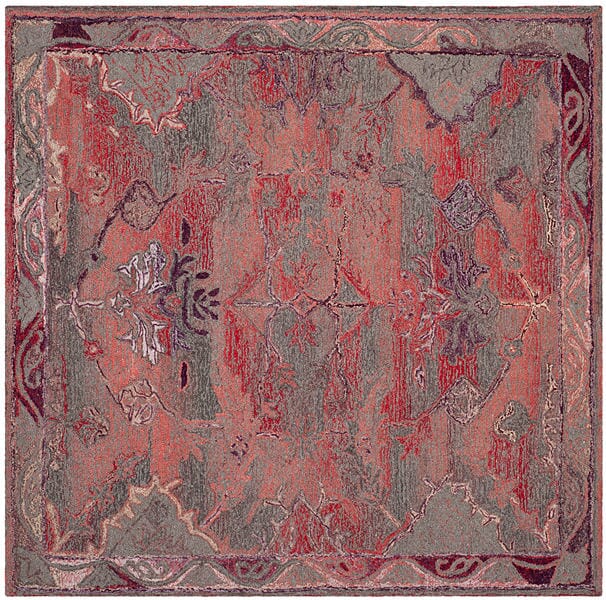 Safavieh Vintage Oushak Vos741C Red Area Rug