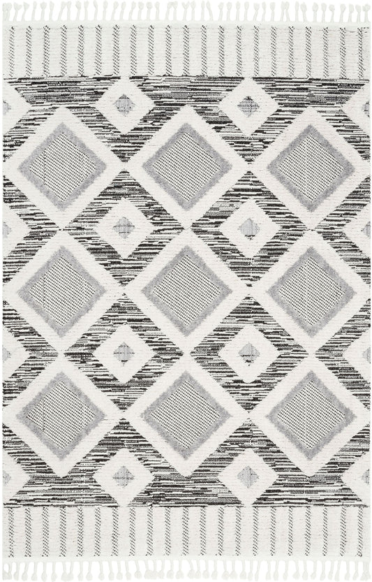 Nuloom Journey Checkered Tiles Njo2322A Gray Area Rug