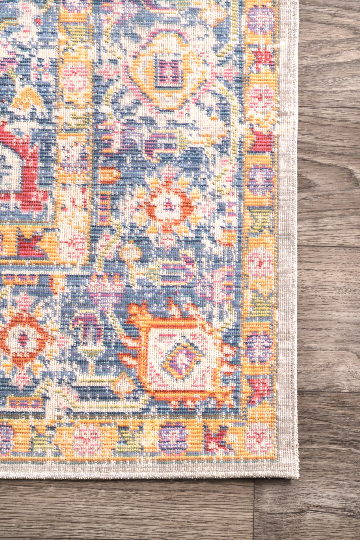 Nuloom Vintage Isabelle Nvi3046A Blue Area Rug