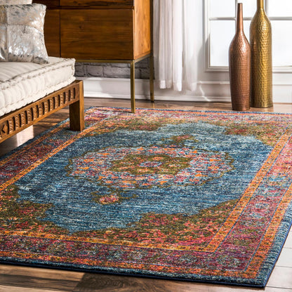 Nuloom Vintage Cecilia Nvi3200A Blue Area Rug