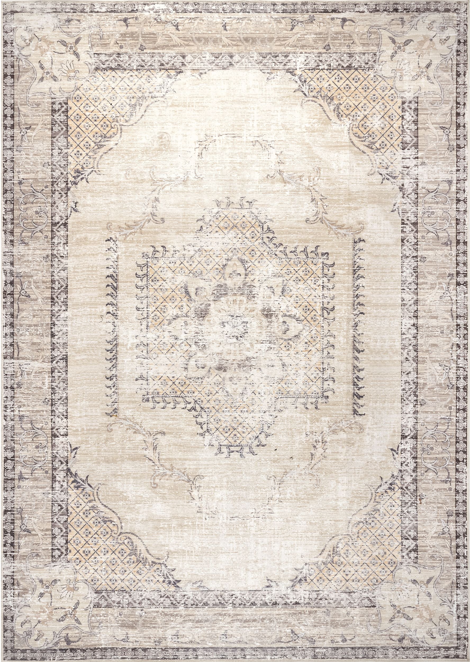 AreaRugs.com Wavaj Nwa1166A Light Gray Area Rug