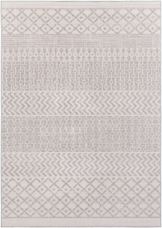 Surya Veranda Vrd-2304 Taupe, Ivory, Dark Brown Area Rug