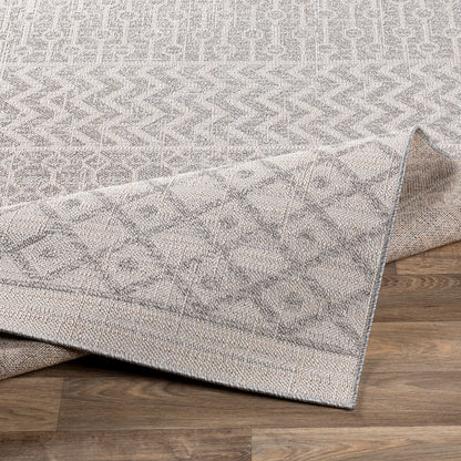 Surya Veranda Vrd-2304 Taupe, Ivory, Dark Brown Area Rug