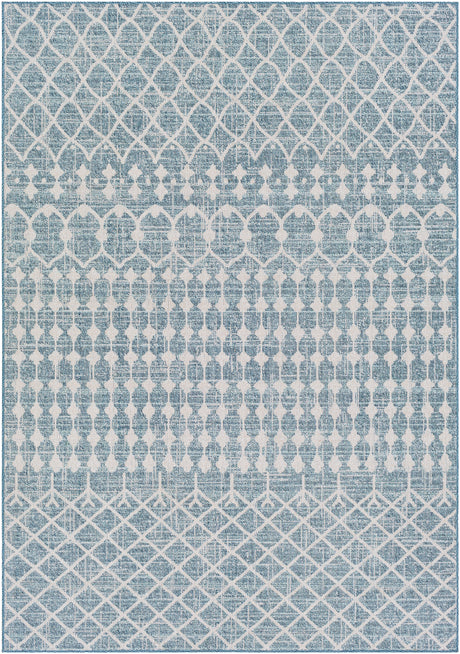 Surya Veranda Vrd-2307 Dark Blue, Taupe, Ivory Rugs.