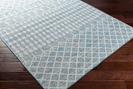 Surya Veranda Vrd-2307 Dark Blue, Taupe, Ivory Rugs.