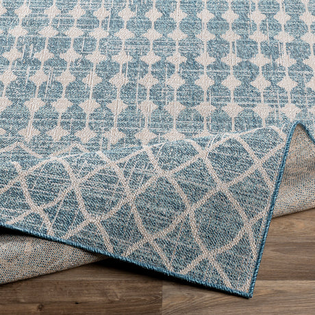 Surya Veranda Vrd-2307 Dark Blue, Taupe, Ivory Rugs.