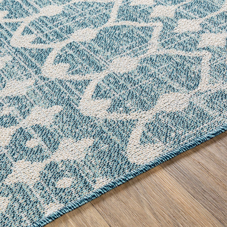 Surya Veranda Vrd-2307 Dark Blue, Taupe, Ivory Rugs.