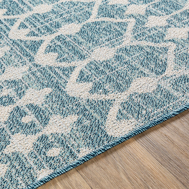 Surya Veranda Vrd-2307 Dark Blue, Taupe, Ivory Rugs.