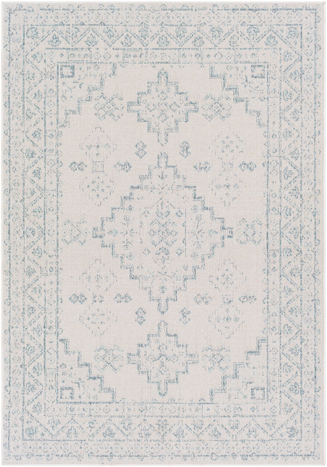 Surya Veranda Vrd-2311 Dark Blue, Ivory, Taupe Rugs.