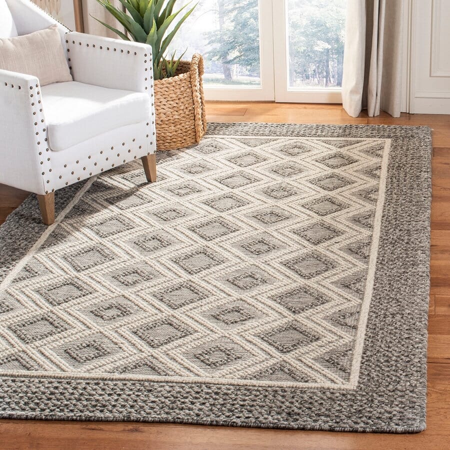 Safavieh Vermont Vrm212C Grey / Ivory Area Rug