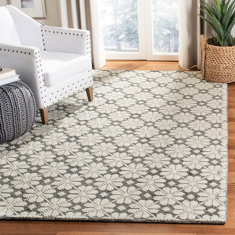 Safavieh Vermont Vrm303Z Ivory / Black Rugs.