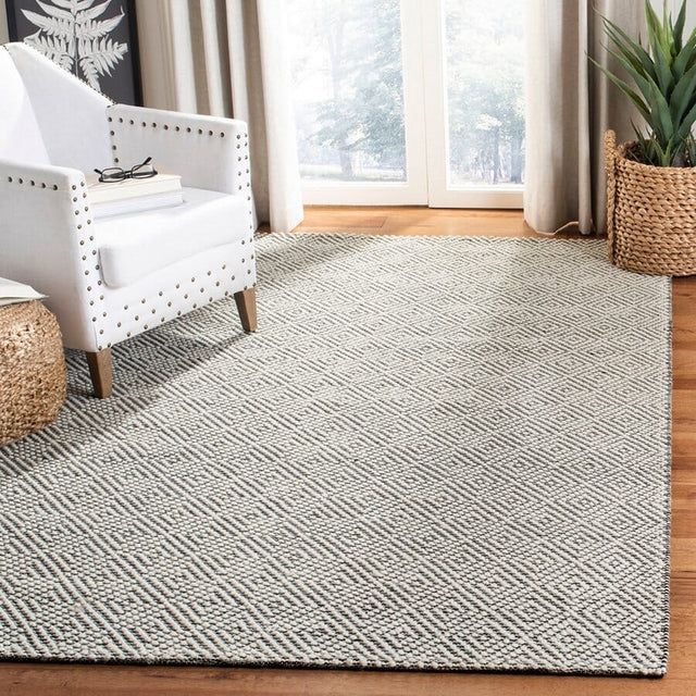 Safavieh Vermont Vrm305Z Ivory / Black Rugs.